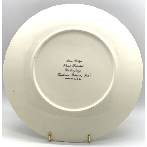 Blue Ridge 8.5" Plate Pears Country Fair Luncheon Southern Potteries Vintage USA - Picture 3 of 10